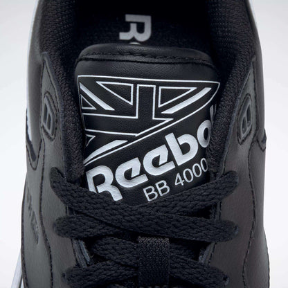 A close-up of the Reebok BB 4000 II Shoes, highlighting their vintage basketball-inspired style and timeless appeal.