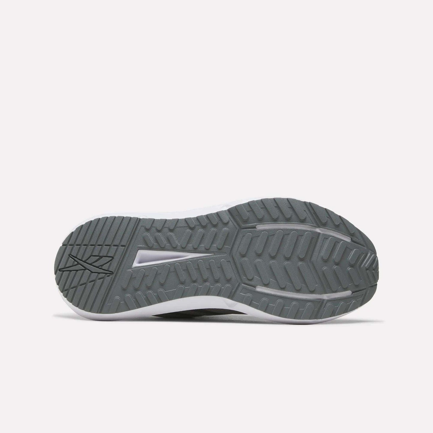 The image shows the sole of Reebok Men's Cityride 2 Running Shoes, featuring a textured tread for grip and FuelFoam cushioning for comfort, viewed from the bottom against a plain light background.