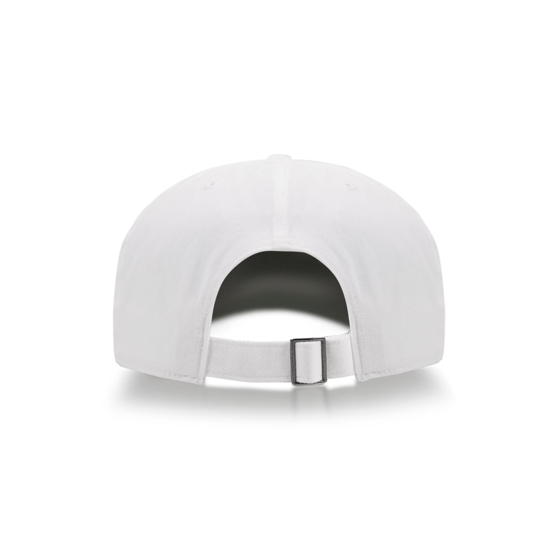 Back view of the Reebok Logo Cap, a cotton twill hat with an adjustable metal buckle closure, shown against a white background.
