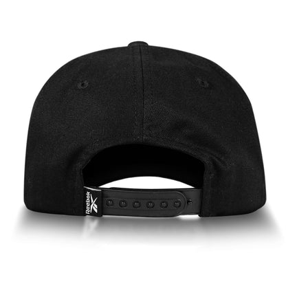 Back view of the Reebok Logo S-Vector Cap, a cotton twill hat with an adjustable snapback and a small Reebok logo tag on the left side.