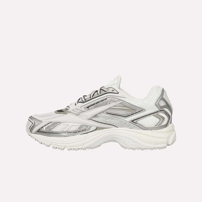 A close-up of the Reebok Premier Road Ultra Shoes, an archival sneaker featuring a dual-density midsole.
