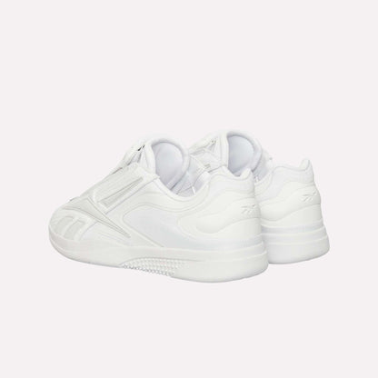 A pair of Reebok Hammer Pro Ltd sneakers with a suede upper, layered panels, and durable rubber soles, displayed from the rear on a plain white background.